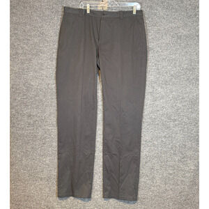 John Varvatos Pants Mens 54 Gray Chinos Comfort Pleated Front Belt Loops